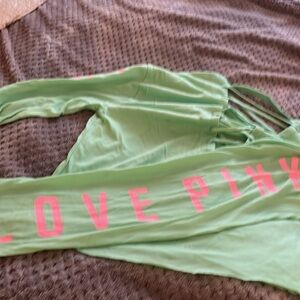 VS PINK cropped tee, never worn